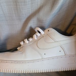 White Nike Air Force 1 women's size 10.5 men's size 8.5 euro size 40